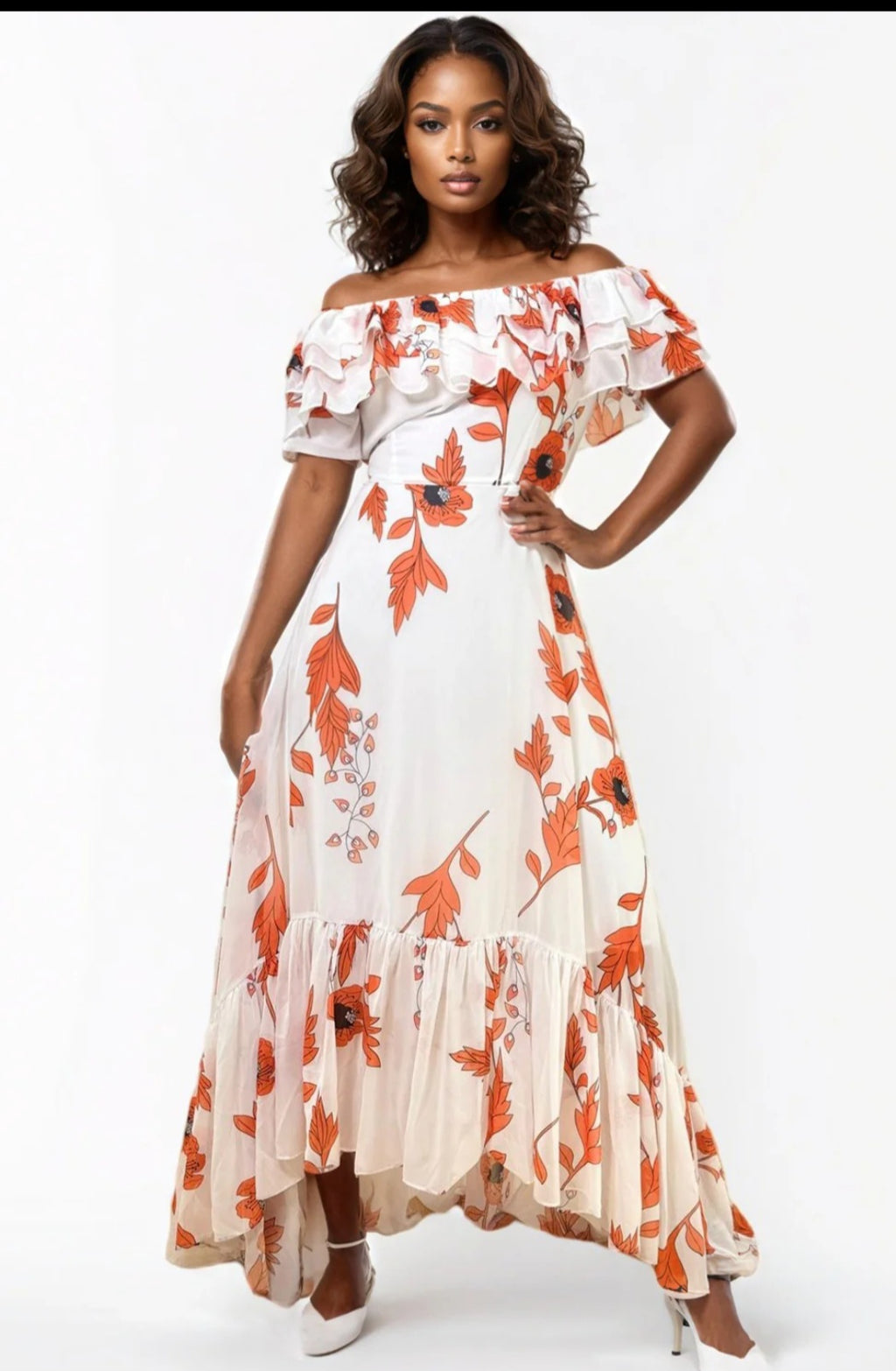 Floral off Shoulder