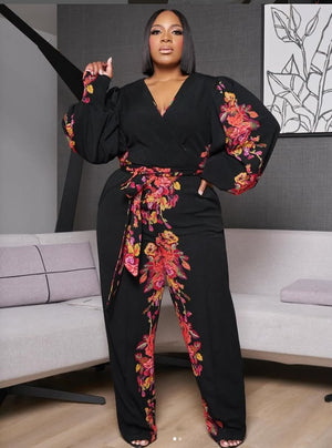 Floral Jumpsuit