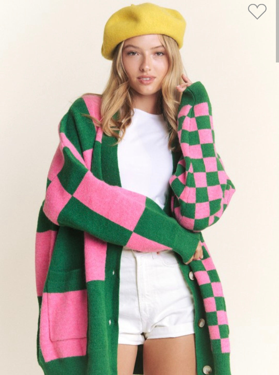 Button Down Long Slv Oversized Cardigan