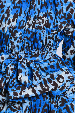 Blue Leopard pantsuit